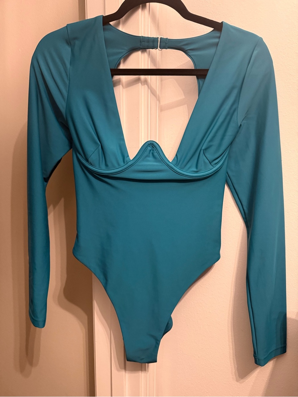 Andrea Iyamah Teal Swimwear Piece